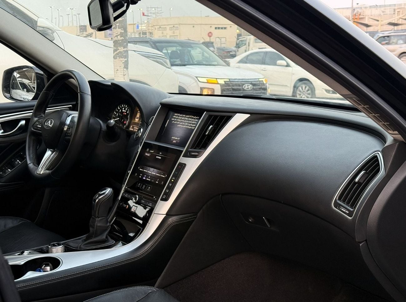 إنفينيتي Q50 LUXE خالية من الحوادث - خليجية - 3.0 تيربو - كاملة المواصفات - بحالة ممتازة من الداخل والخارج