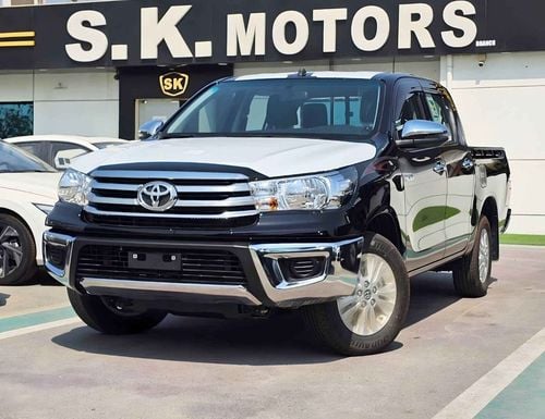 تويوتا هيلوكس SR5 / NARROW BODY DOUBLE CABIN / 2.7L PETROL V4 M/T / REAL CAMERA WITH CHROME BUMPERS (CODE#HP2MF)
