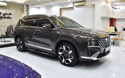 هيونداي سانتا في EXCELLENT DEAL for our Hyundai SantaFe 3.5L ( 2023 Model ) in Grey / Brown Color GCC Specs