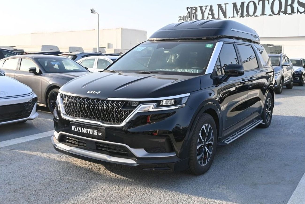 كيا كارنيفال Kia Carnival 3.5L V6, Petrol, Hi-Roof Limousine, Model 2023, Color Black