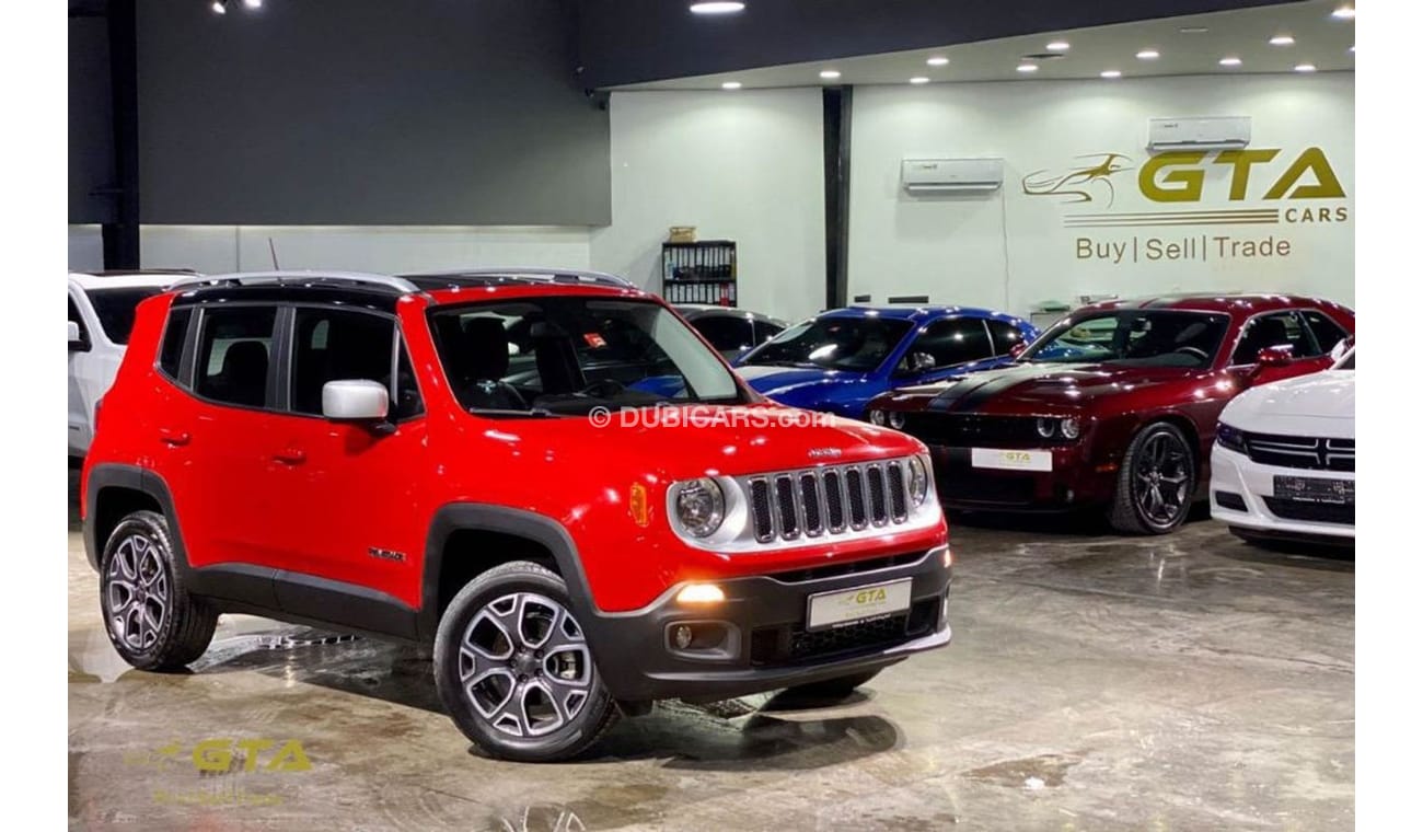 Jeep Renegade 2015 Jeep Renegade Limited, Warranty, Full Jeep History, GCC