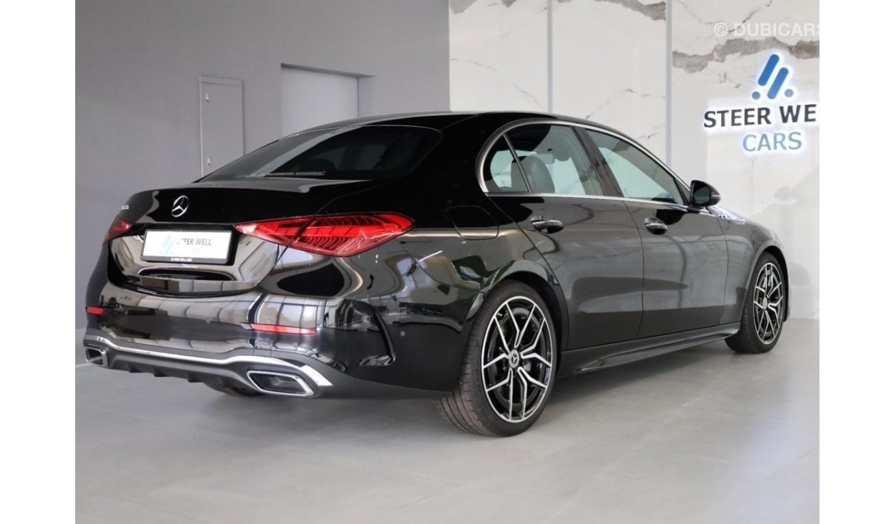 مرسيدس بنز C200 بريميوم PLUS HIGH | VAT INC. | UNDER DEALER WARRANTY | GCC SPECS