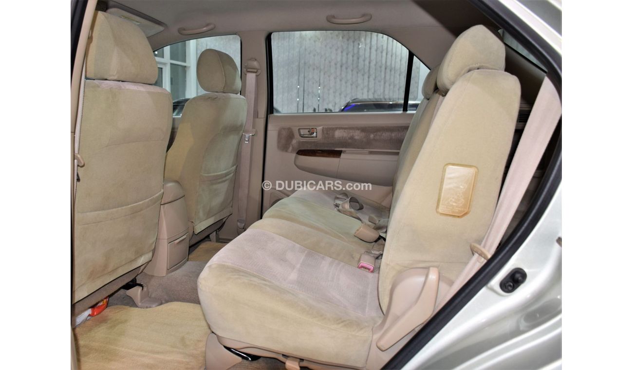 Toyota Fortuner EXCELLENT DEAL for our Toyota Fortuner SR5 V6 ( 2008 Model! ) in Beige Color! GCC Specs