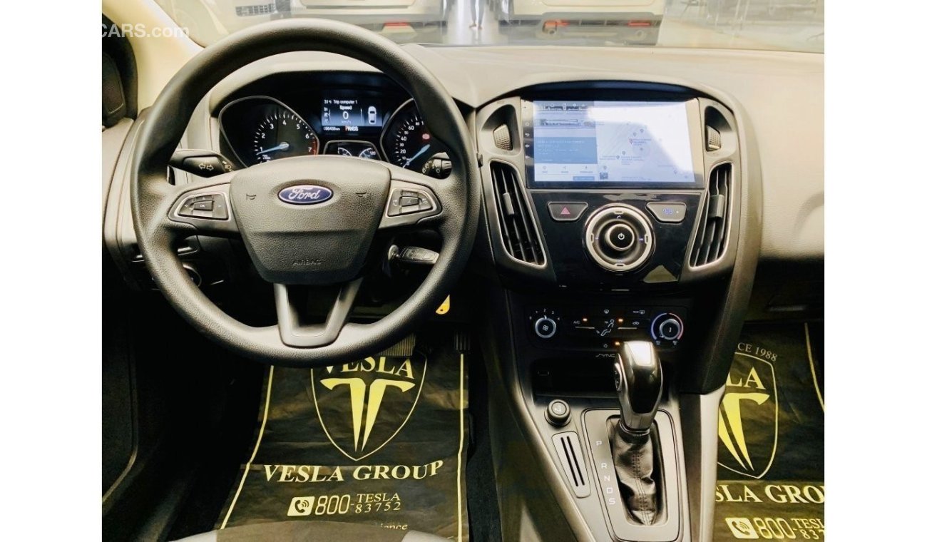 Ford Focus LEATHER SEATS + NAVIGATION + ALLOY WHEELS / GCC / 2018 / UNLIMITED MILEAGE WARRANTY!! / 672 DHS P.M