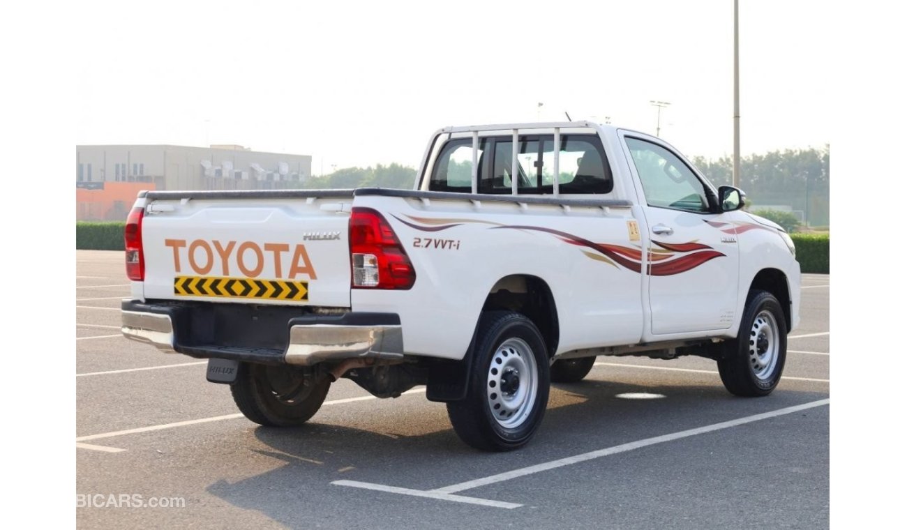 Toyota Hilux | 4x4 2.7L | Single Cabin | Auto Window | GCC | Excellent Condition