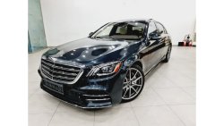 Mercedes-Benz S 560 4MATIC - 2019 - UNDER WARRANTY - IMMACULATE CONDITION - AED 4,200 PER MONTH FOR 5 YEARS (BANK LOAN)