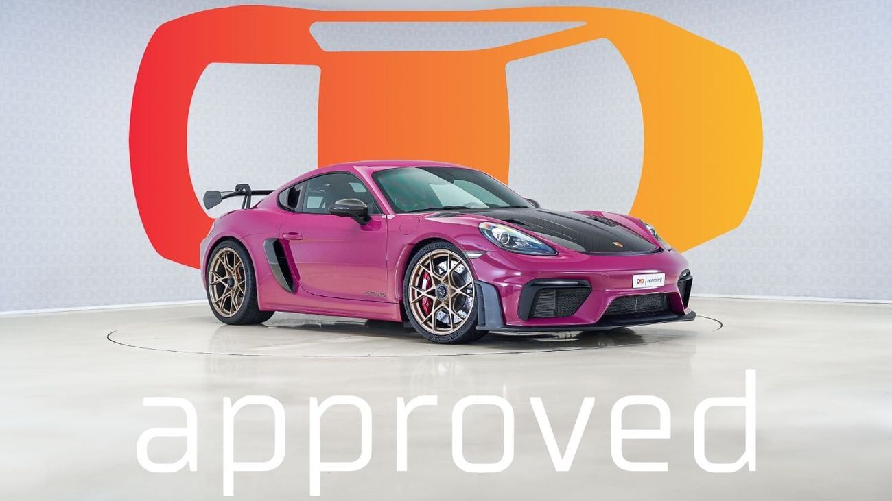 Porsche Cayman Cayman GT4 RS Weissach | AED 11,293 PM | Warranty March 2027 | GCC