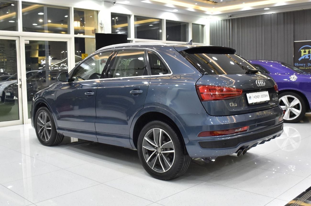 أودي Q3 35 TFSI S-LINE عرض ممتاز لسيارة أودي Q3 35TFSi S-Line (موديل 2017) باللون الأزرق بمواصفات خليجية