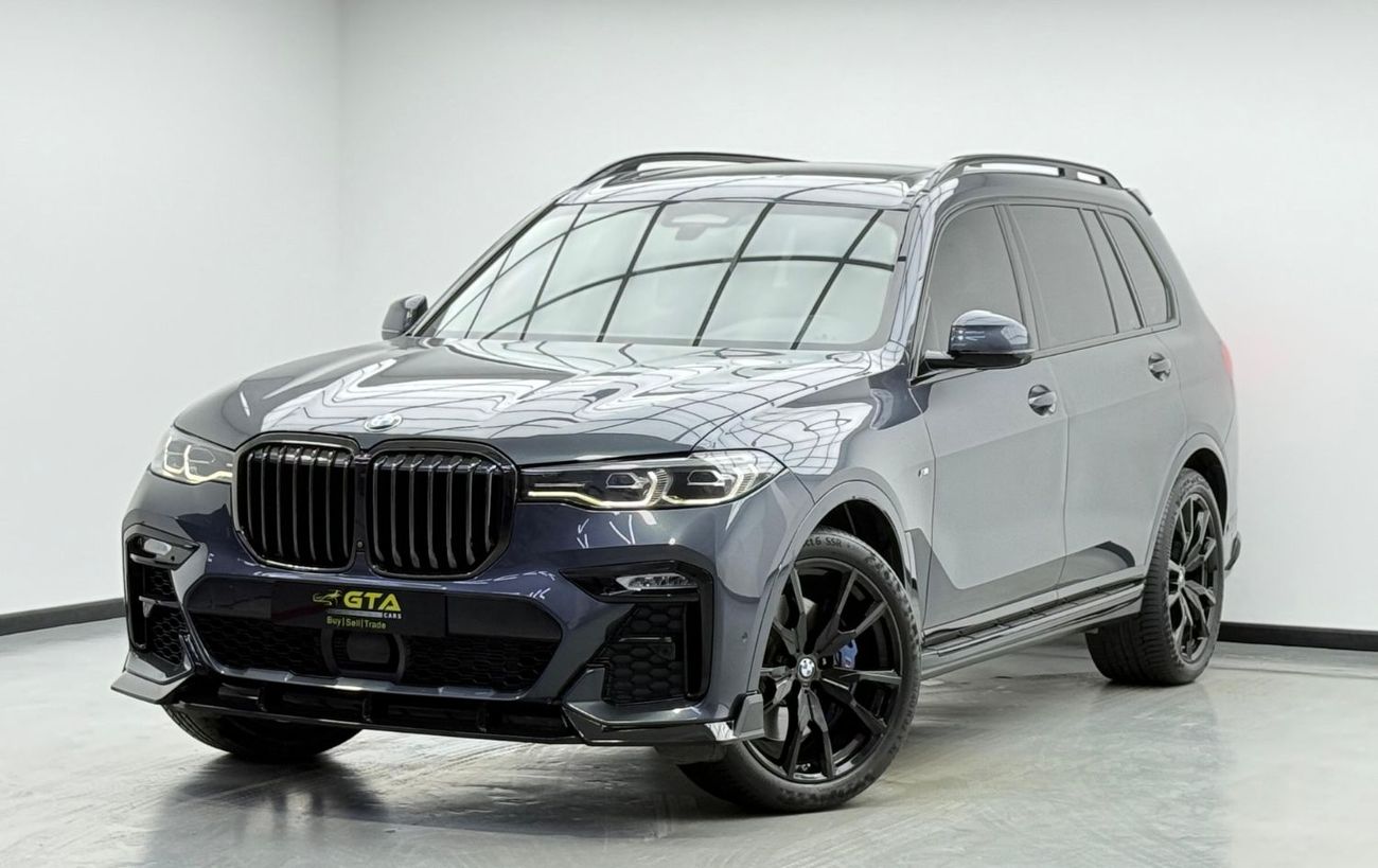 بي أم دبليو X7 40i 3.0L 2022 BMW X7 xDrive40i M-Sport, 2026 BMW Warranty, Full BMW Service History, 7 Seater, GCC