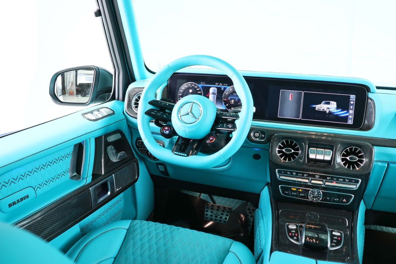 Mercedes-Benz G 63 AMG Std 4.0L Brabus 900 Rocket Kit-Dual Exterior Paint-Tiffany Blue-Full Carbon Fiber kit