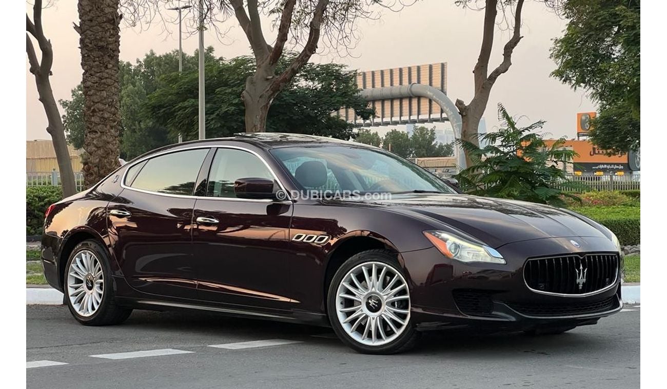 Maserati Quattroporte MASERATI QUATTROPORTE 2015 GCC FULL OPTIONS IN LOW MILEAGE PERFECT CONDITIONS
