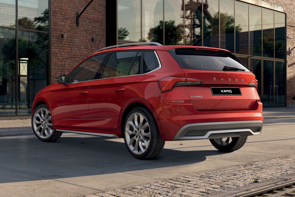 Skoda KAMIQ exterior - Rear Right Angled