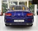مرسيدس بنز C 300 كوبيه EXCELLENT DEAL for our Mercedes Benz C300 Coupe ( 2016 Model ) in Blue Color GCC Specs