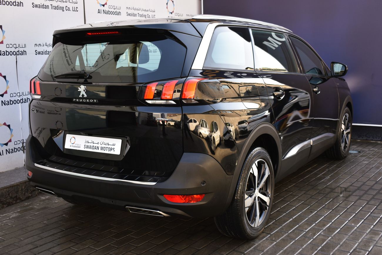 Peugeot 5008 AED 1279 PM | 1.6L GT LINE GCC AGENCY WARRANTY UP TO 2026 OR 100K KM
