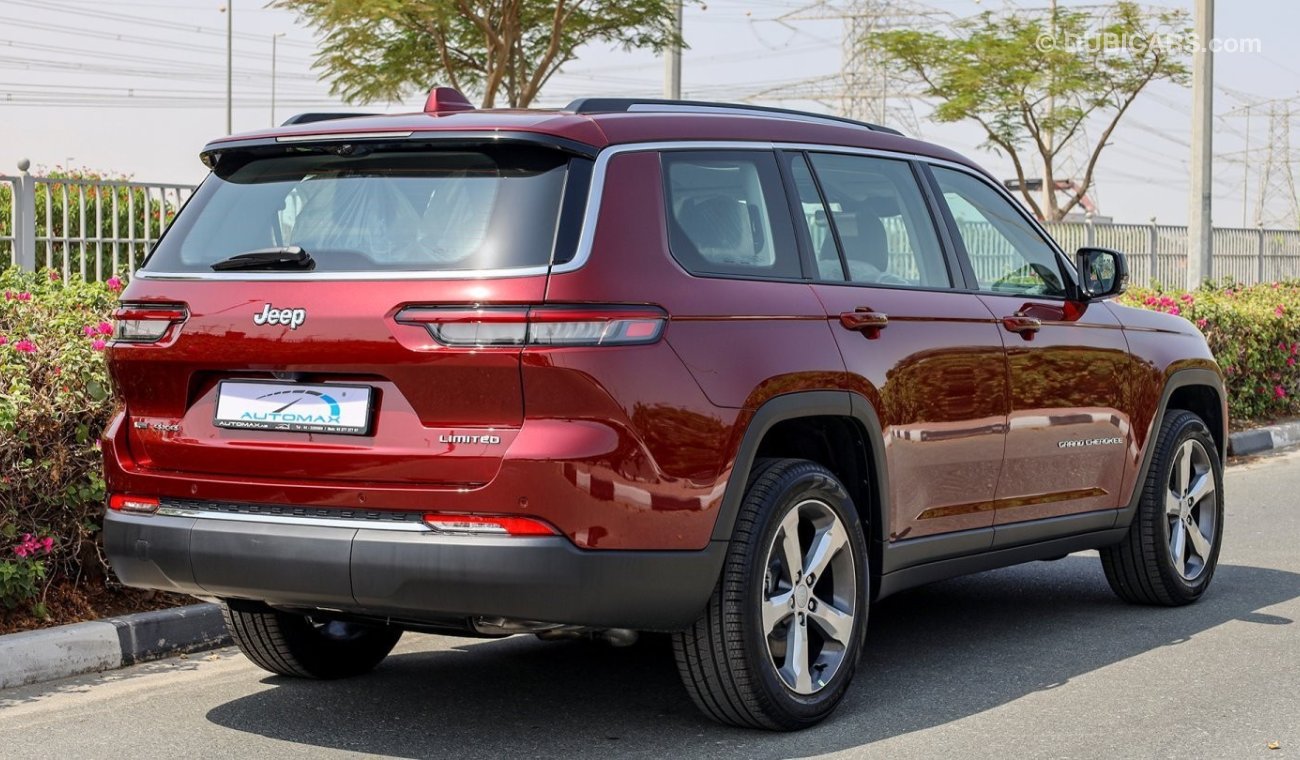 Jeep Grand Cherokee Limited L Plus Luxury 2022 , GCC , 0Km + FREE REGESTRATION + 3 Yrs or 60K Km WNTY @Official Dealer