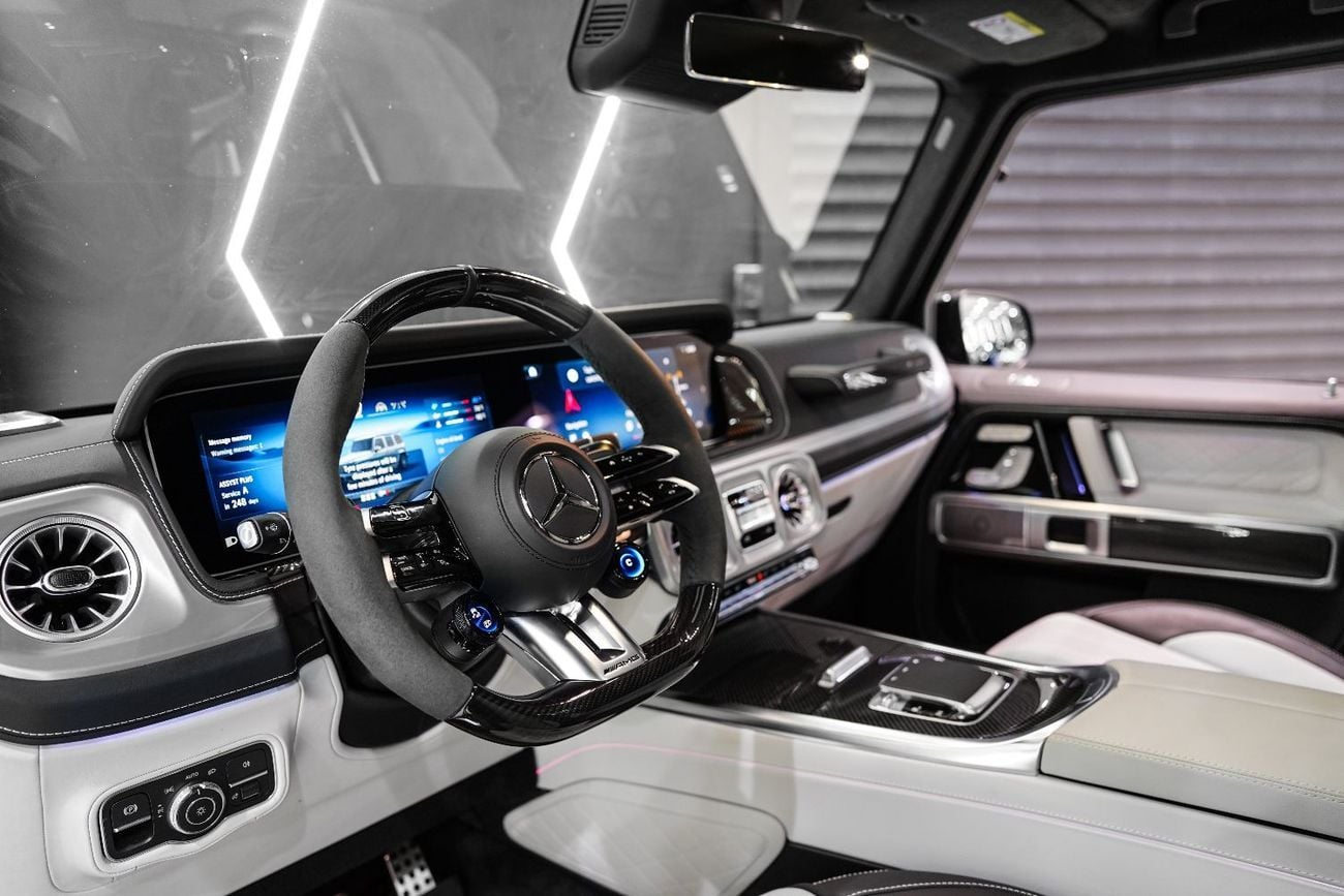 Mercedes-Benz G 63 AMG 4MATIC SUV Double Night Package, G Manufaktur, A22 Suspension, Rear Entertainment, Gargash Warr + Se