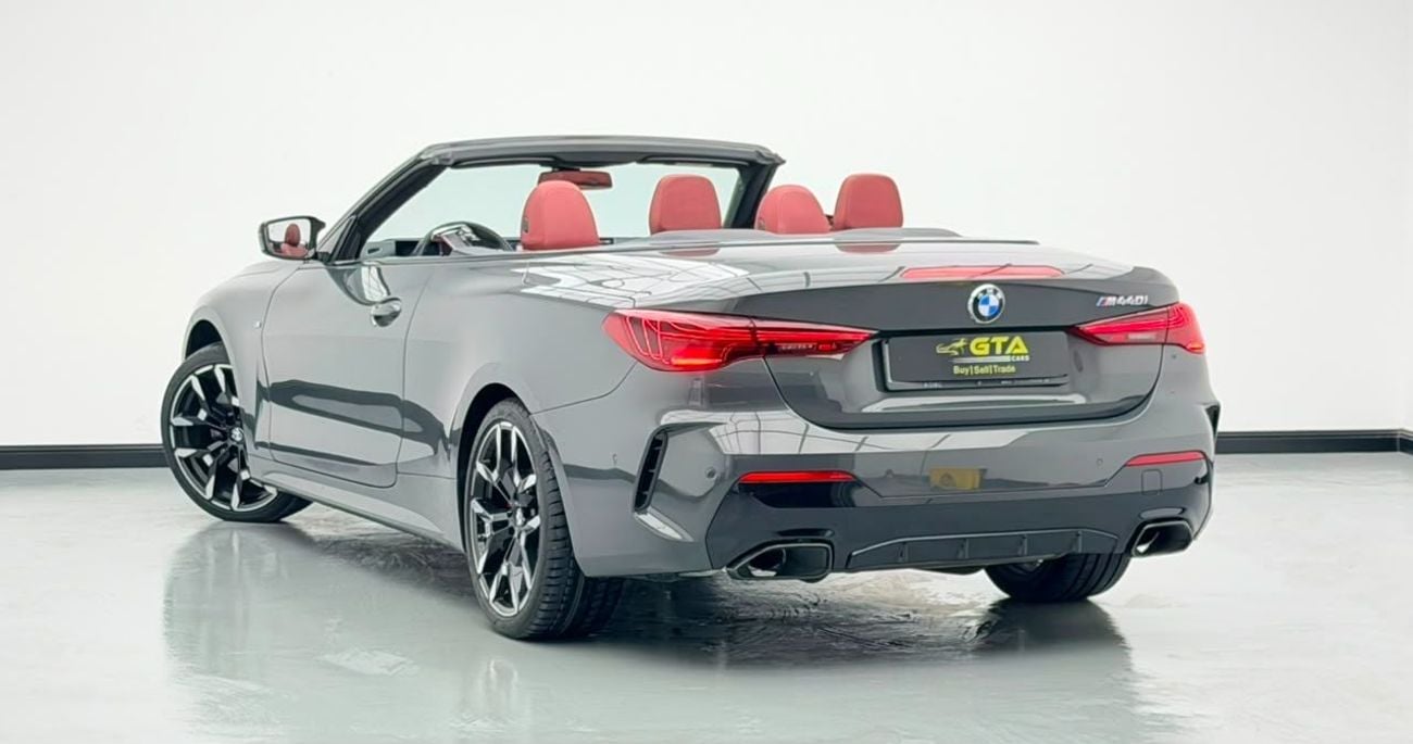 بي أم دبليو M440i 2025 BMW M440i xDrive Cabriolet, July/2029 BMW Warranty + Service Package, Full BMW Service History,