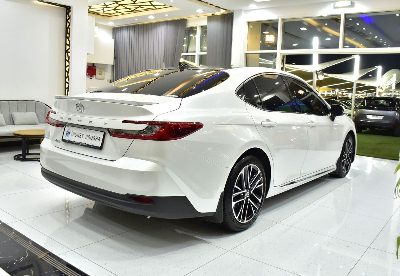 Toyota Camry EXCELLENT DEAL for our Toyota Camry GLE ( 2025 Model ) in White Color GCC Specs