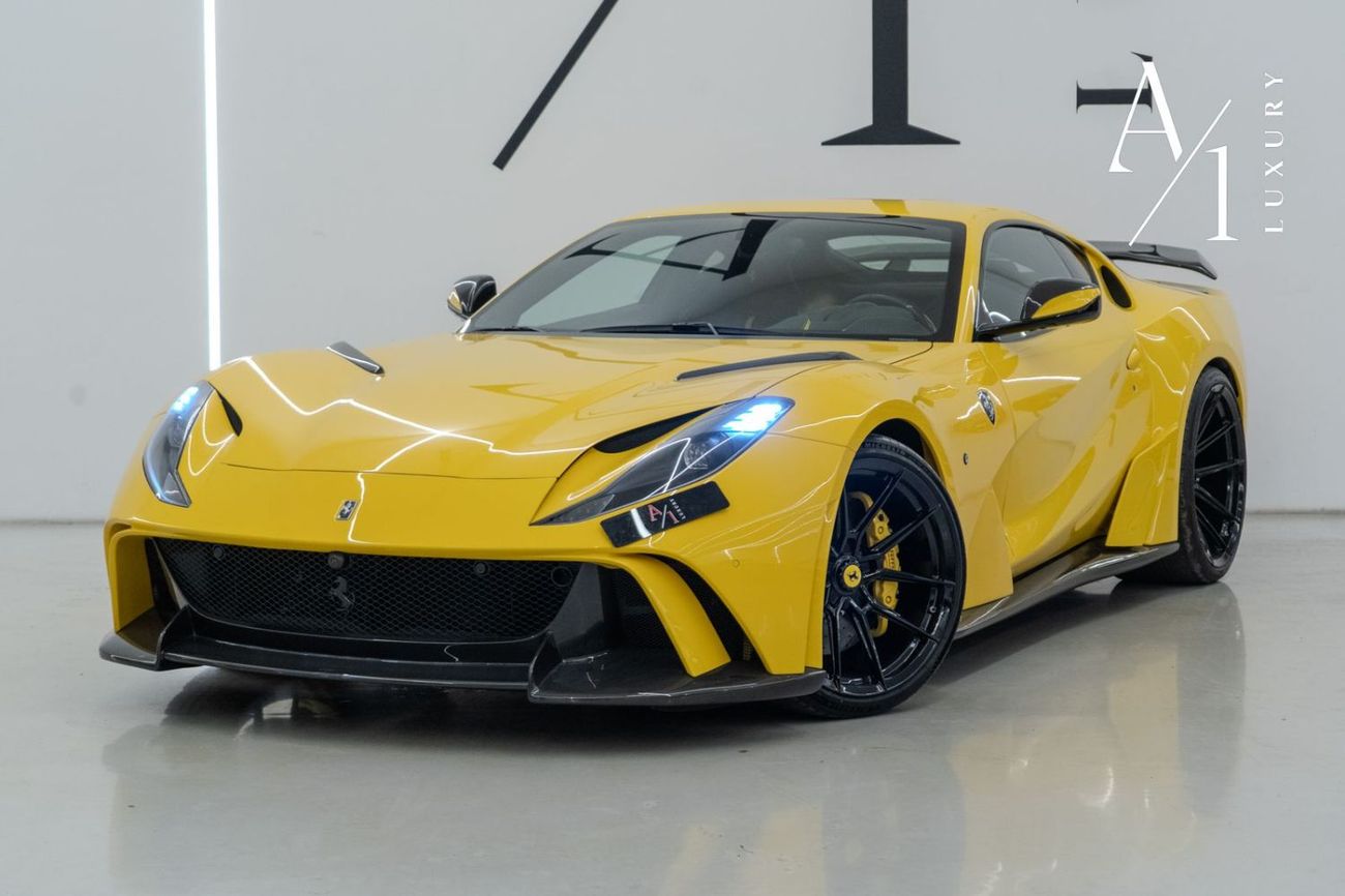 Ferrari 812 Superfast N-LARGO By Novitec 2018 Ferrari 812 SuperFast, N-LARGO By Novitec, 1 of 18 Limited Edition, Giallo M