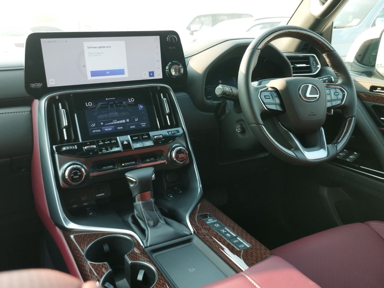 Lexus LX 600 Lexus Lx600 RHD white colour exterior and red interior petrol engine 2025 brand new