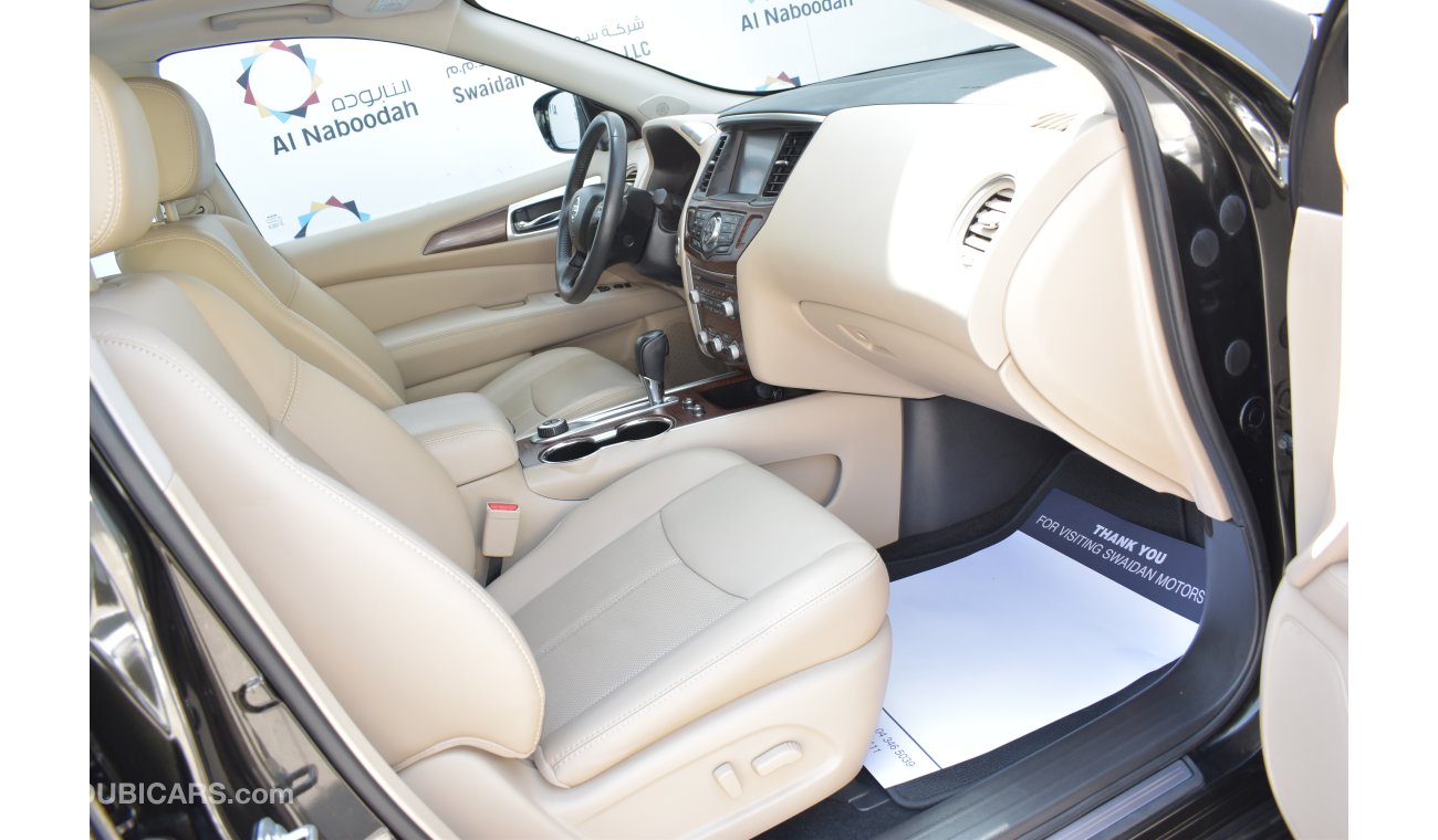 Nissan Pathfinder AED 2150 PM | 0% DP | 3.5L SL FULL OPTION V6 4WD 2018 GCC WARRANTY
