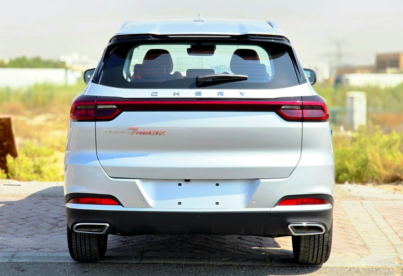 شيري تيجو 7 برو ماكس CHERY TIGO 7 - PRO MAX - COMFORT - 2025 MODEL - SILVER INSIDE RED - GCC