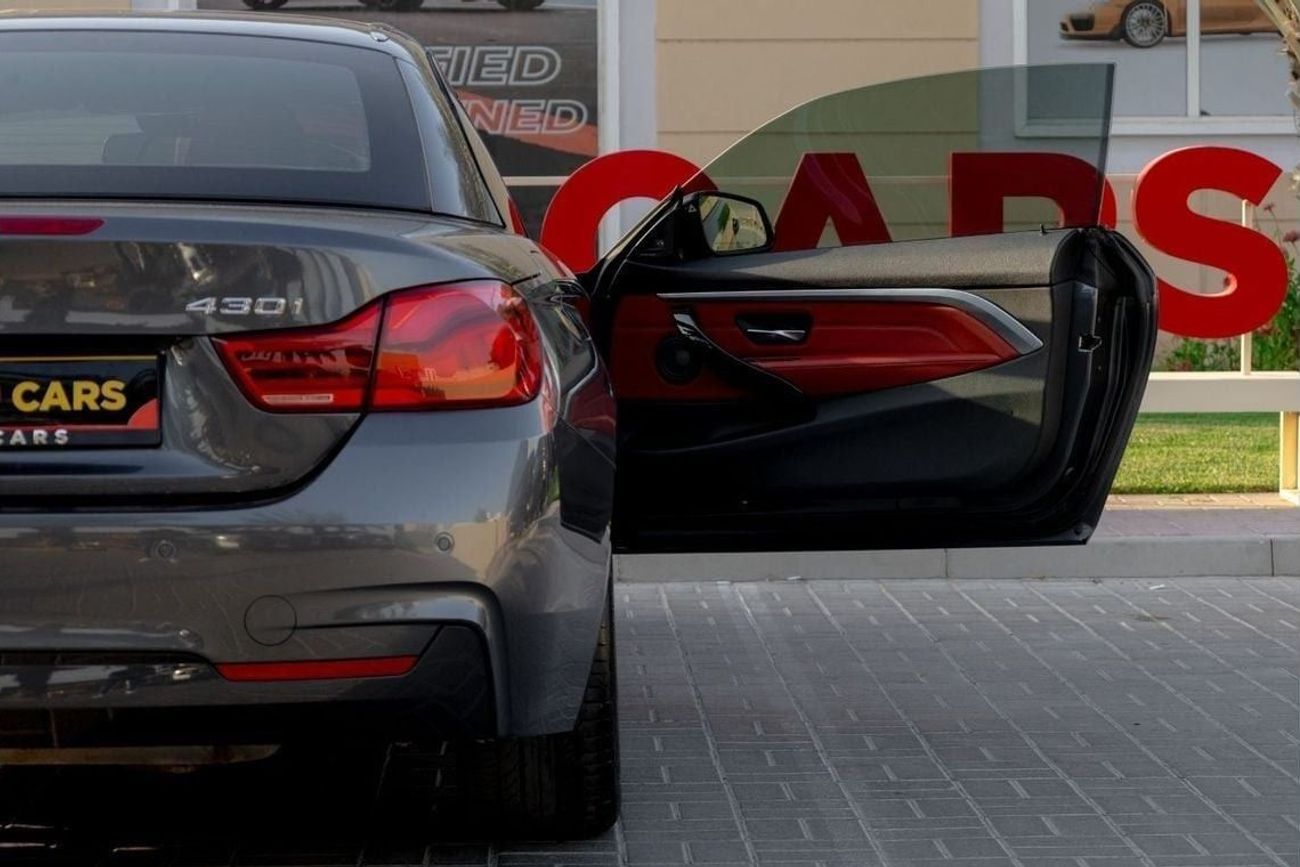 BMW 430i M Sport 2.0L BMW 430i M-Sport Convertible 2018 GCC under Warranty with Flexible Down-Payment.