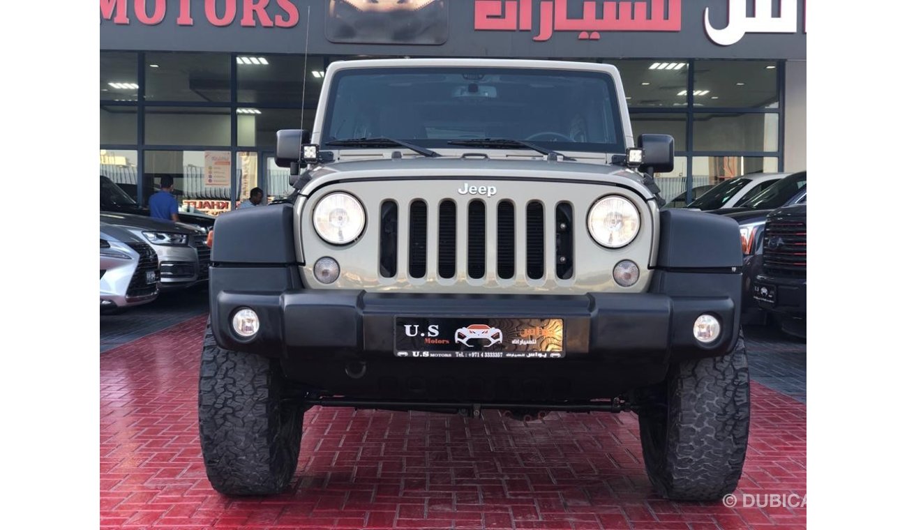 Jeep Wrangler UNLIMITED FALCON 2018 GCC WITH FSH IN MINT CONDITION