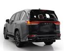 لكزس LX 700h F SPORT سيارة F-Sport موديل 2026 باللونين الأسود والأحمر (بدون نظام ركن آلي)