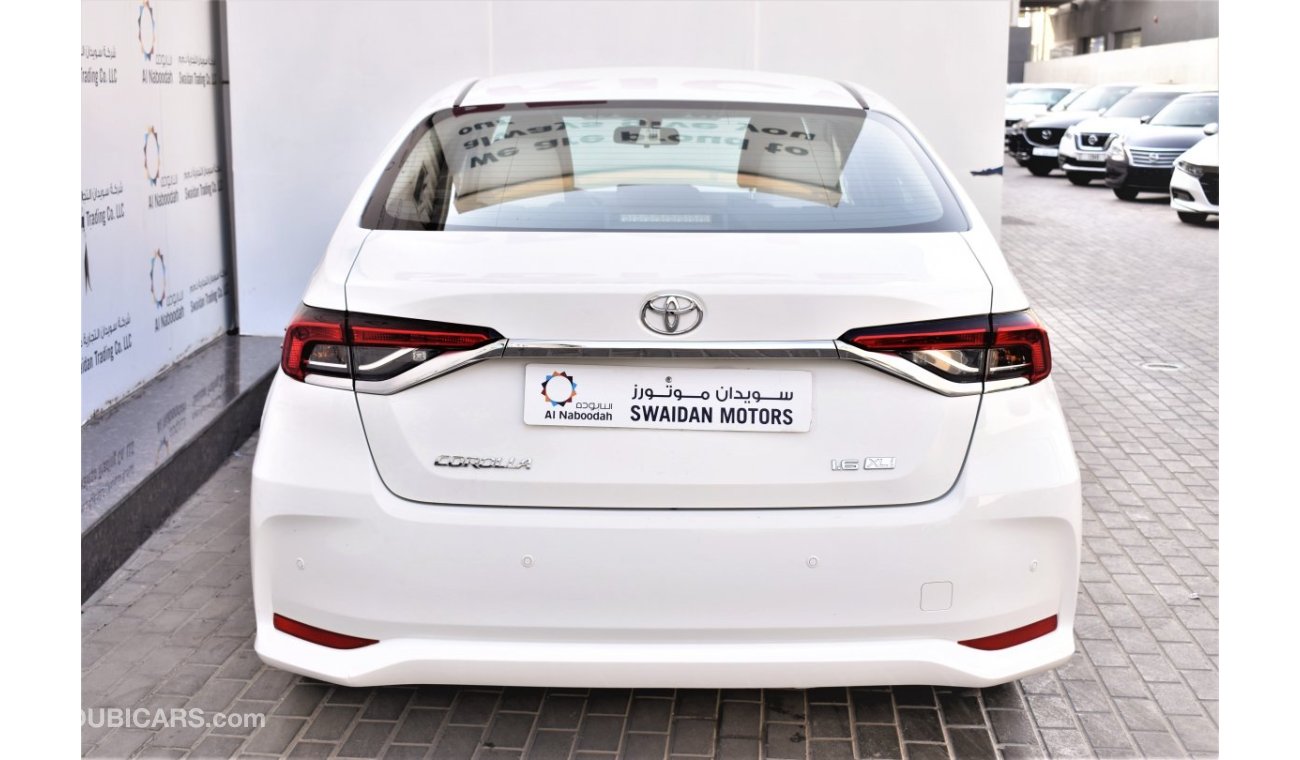 Toyota Corolla AED 1370 PM | 1.6L XLI GCC WARRANTY