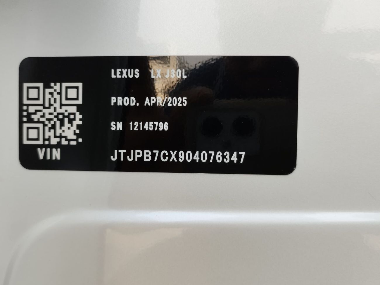 Lexus LX 600 Lexus Lx600 RHD white colour exterior and red interior petrol engine 2025 brand new