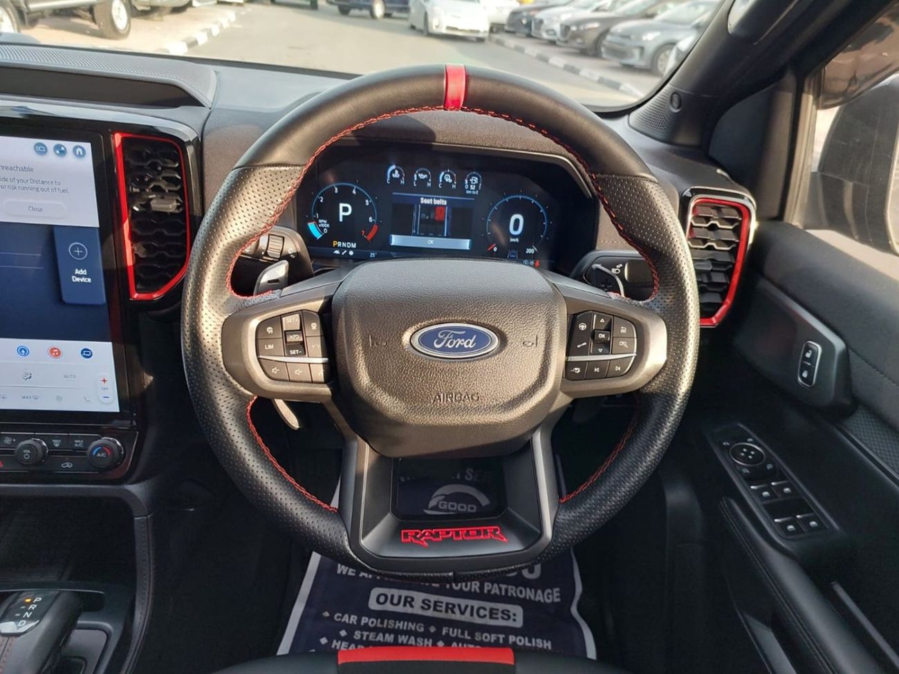 فورد رينجر رابتور FORD RANGER RAPTOR PICKUP RHD 2024 MODEL 3.0 L PETROL AUTOMATIC(PM62645)