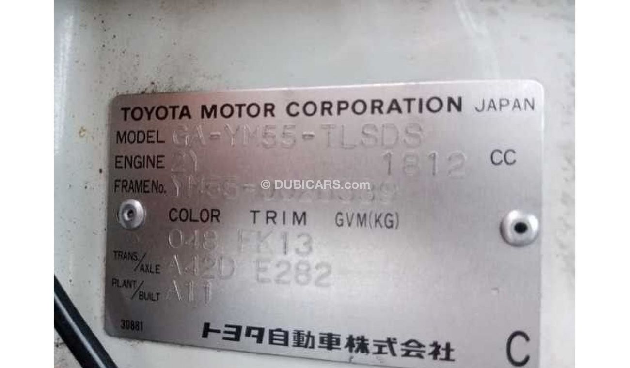 Toyota Liteace TOYOTA LITE-ACE TRUCK  RIGHT HAND DRIVE (PM899)