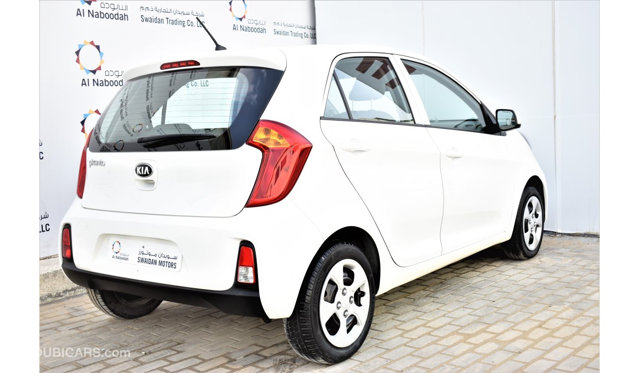 Kia Picanto 1.2L 2017 GCC SPECS WITH DEALER WARRANTY WITH 1 YEAR OR 20K SERVICE CONTRACT