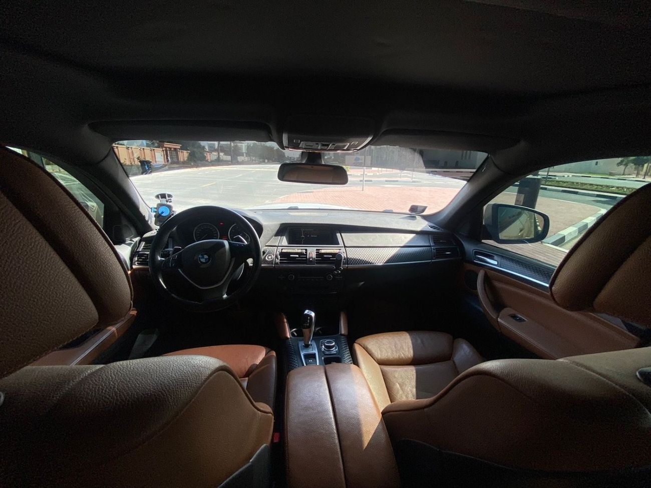 BMW X6 BMW X6 xDrive35i ( 2013 Model ) in Silver / Beige Color GCC Specs