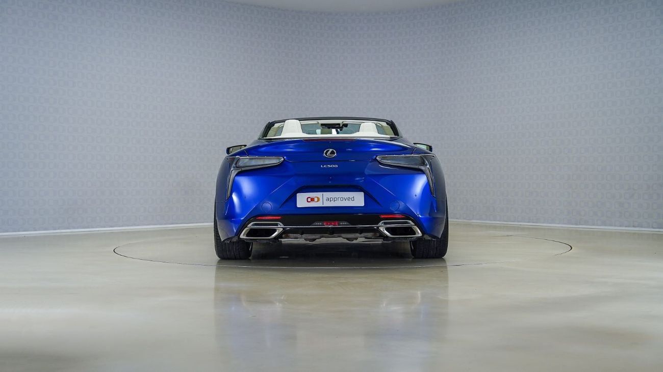 Lexus LC500 Convertible LC500 Convertible Inspiration Series | AED 4,833 PM | Up to 3 Years Warranty Unlimited | GCC