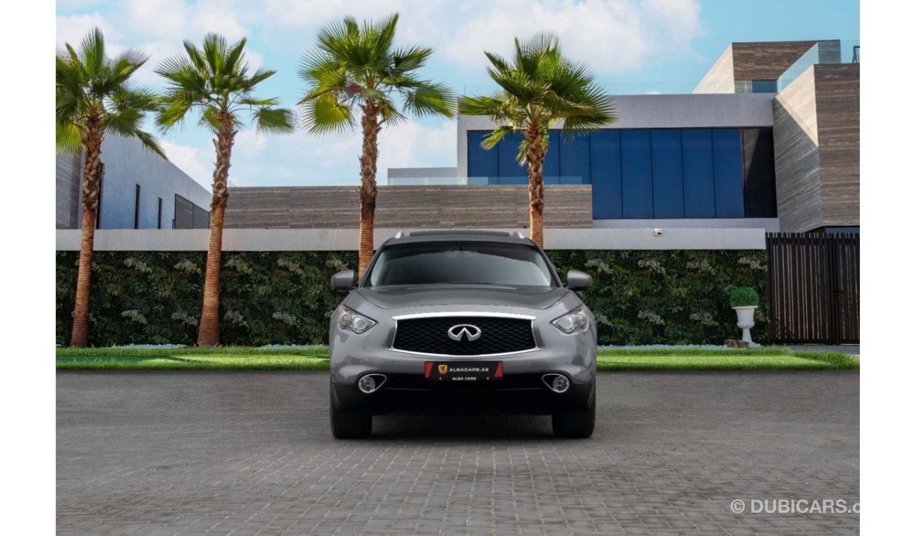 إنفينيتي QX70 لاكس سنسوري LUXURY  | 1,997 P.M  | 0% Downpayment | INCREDIBLE LOW MILAGE!