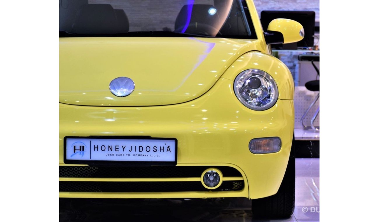Volkswagen Beetle AMAZING Volkswagen Beetle 2003 Model!! in Yellow Color! Japanese Specs
