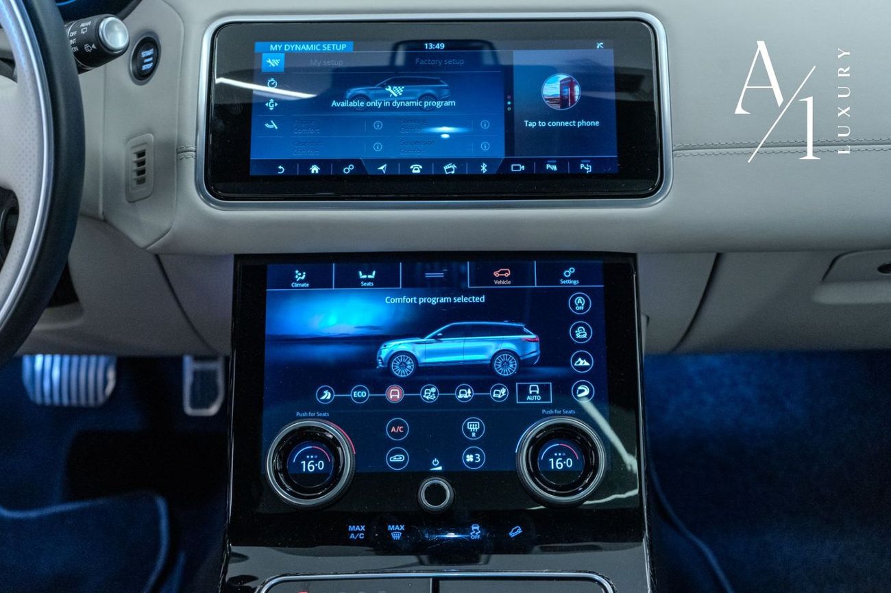 لاند روفر رينج روفر فيلار P250 R-Dynamic HSE 2.0L 2018 Range Rover Velar P250 HSE R-Dynamic, Warranty, Full Service History, E