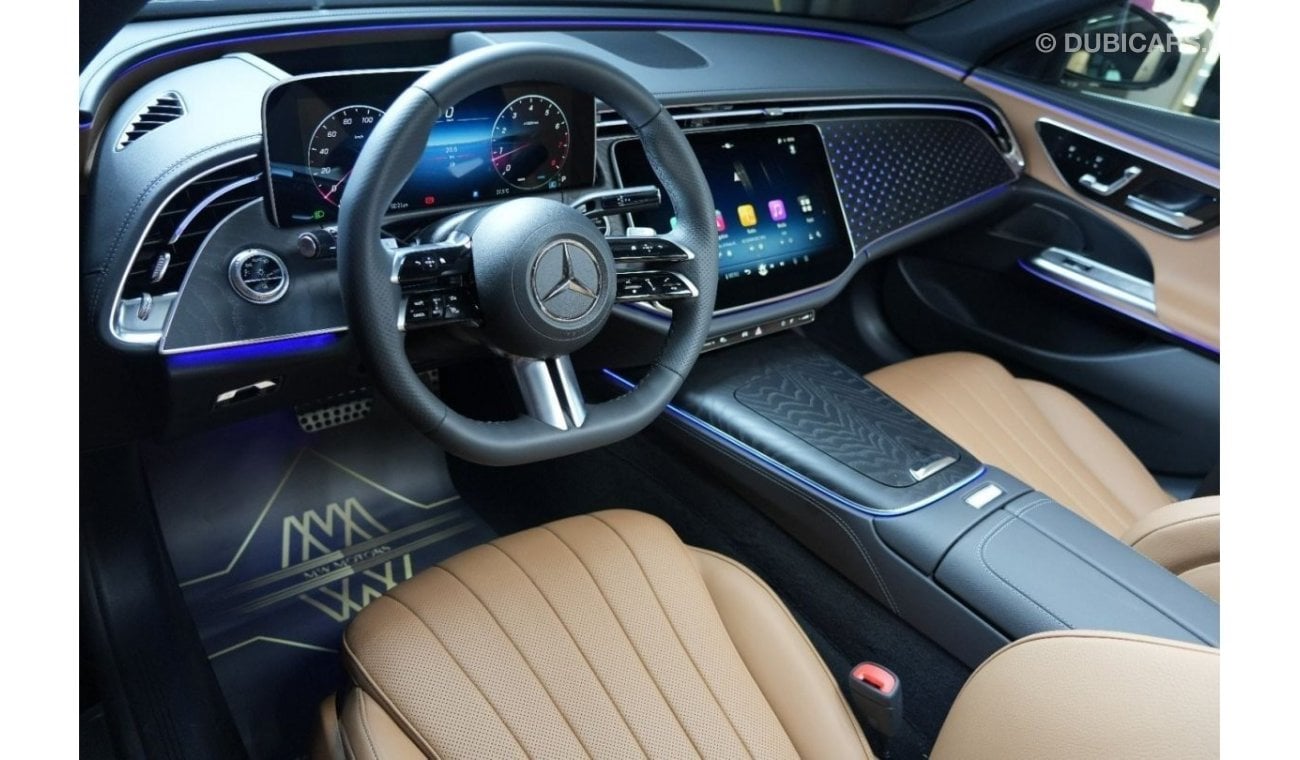 مرسيدس بنز E200 Mercedes-Benz E 200 | 2024 GCC 0km | Agency Warranty | AMG Package | Wooden Trim | 360 View
