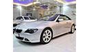 BMW 650i PERFECT CONDITION! BMW 650i 2006 Model!! in Silver Color! GCC Specs