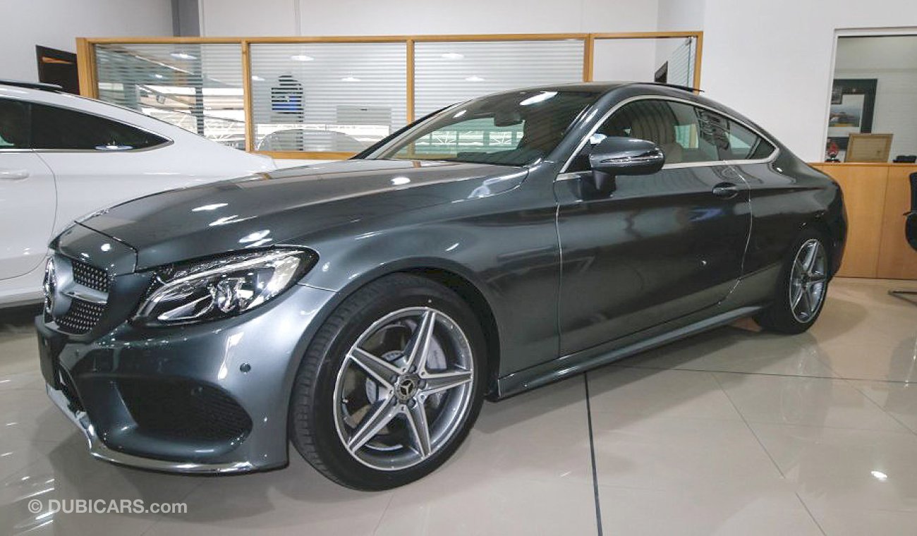 Mercedes-Benz C 250 Coupé 2018, 2.0L V4-Turbo GCC, 0km with 2 Years Unlimited Mileage Warranty