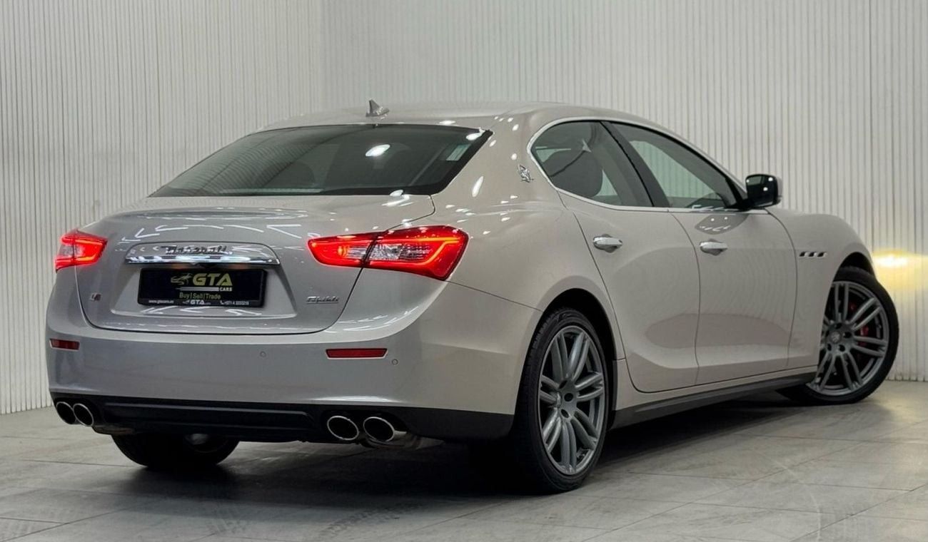 مازيراتي جيبلي S Q4 3.0L (410 HP) 2016 Maserati Ghibli S Q4, Full Service History, Carbon Fiber Package, Excellent