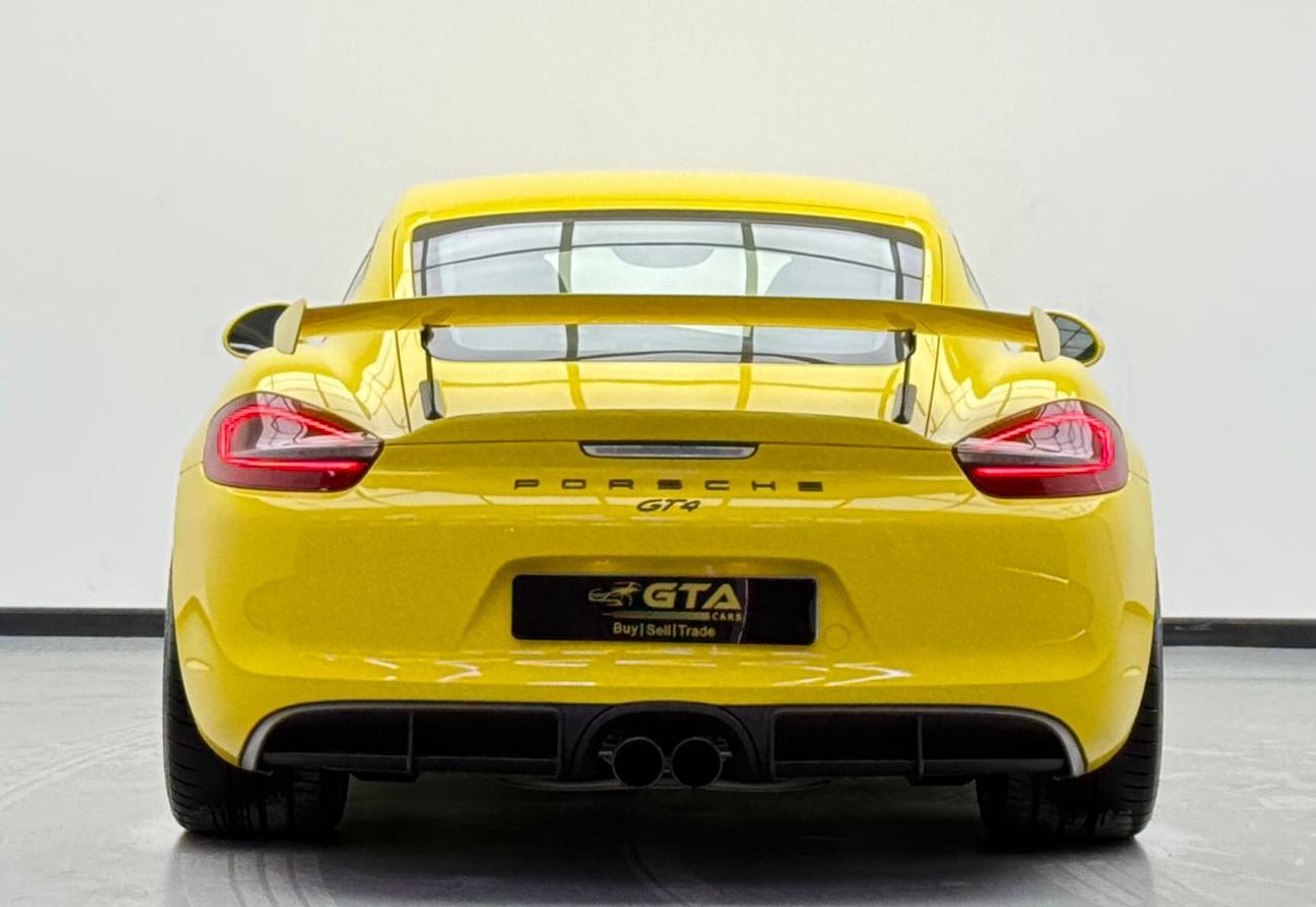 Porsche Cayman 2016 Porsche Cayman GT4 ,Full Porsche Service History ,Excellent Condition ,GCC