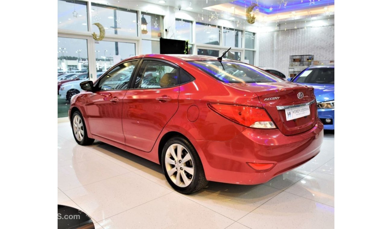 هيونداي أكسنت AMAZING Hyundai Accent 2016 Model!! in Red Color! GCC Specs