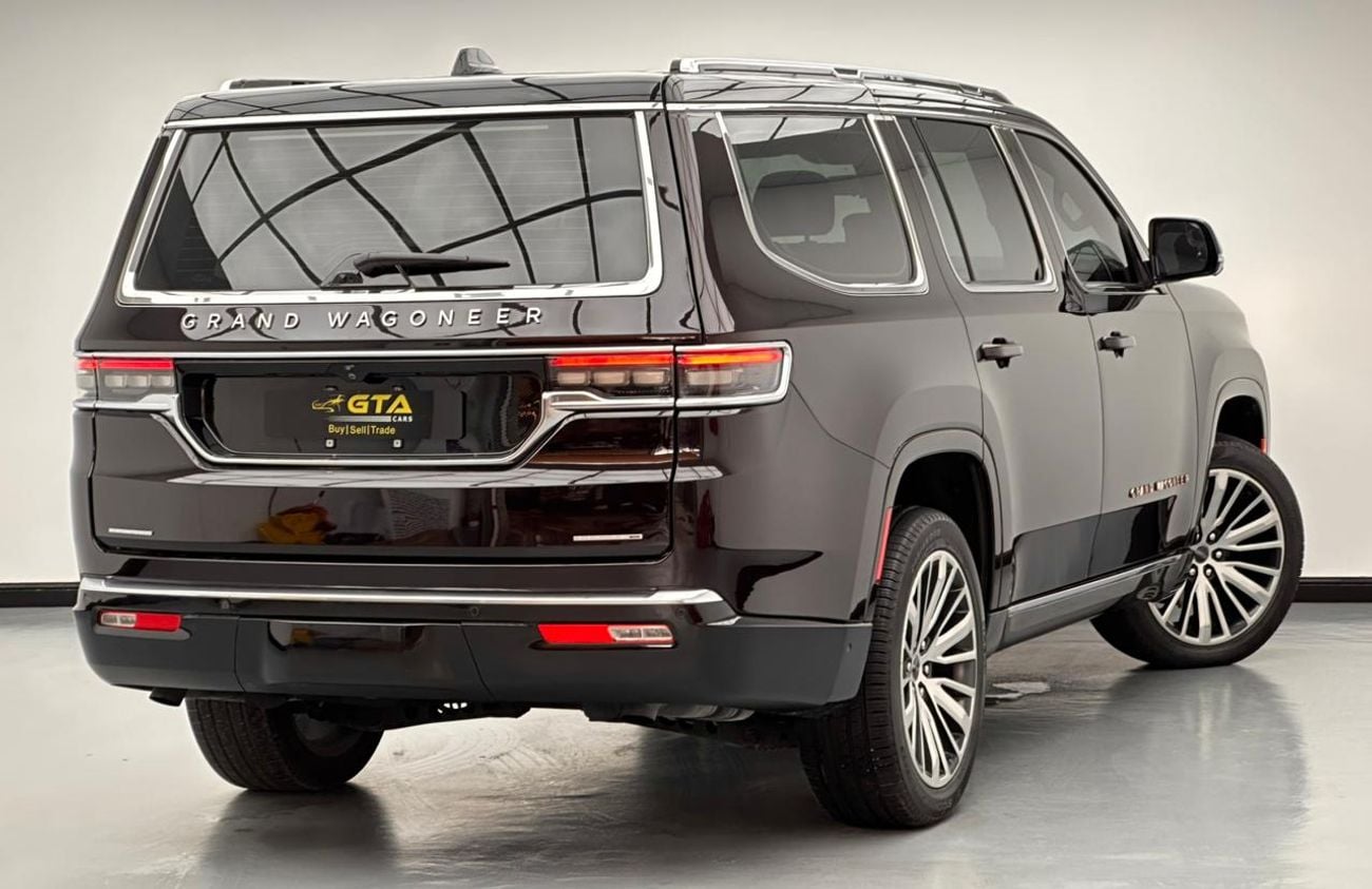 جيب واجونير 2023 Jeep Grand Wagoneer Series 3, 07/2028 Jeep Warranty, Jeep Full Service History, GCC
