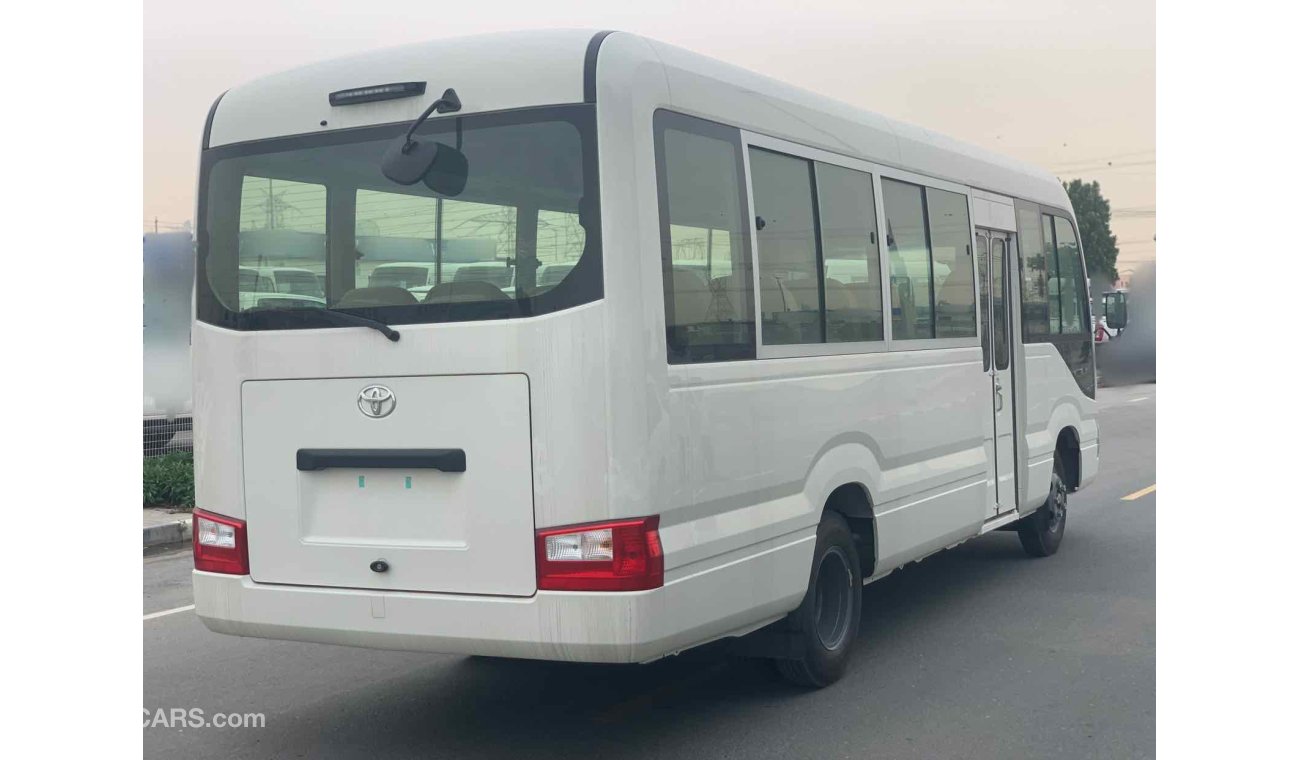 Toyota Coaster 2019 - V6 — 4200cc — DIESEL— 30 SEAT -- 2 POINT SEAT BILT -- ORIGINAL FABRIC SEAT --- AUTOMATIC DOOR