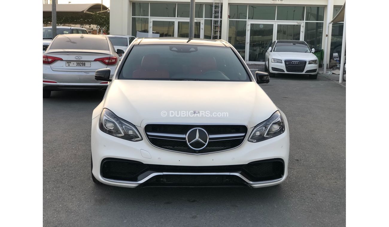 Mercedes-Benz E 63 AMG MERCEDES BENZ E63 AMG MODEL 2014 car prefect condition full option panoramic roof leather seats back