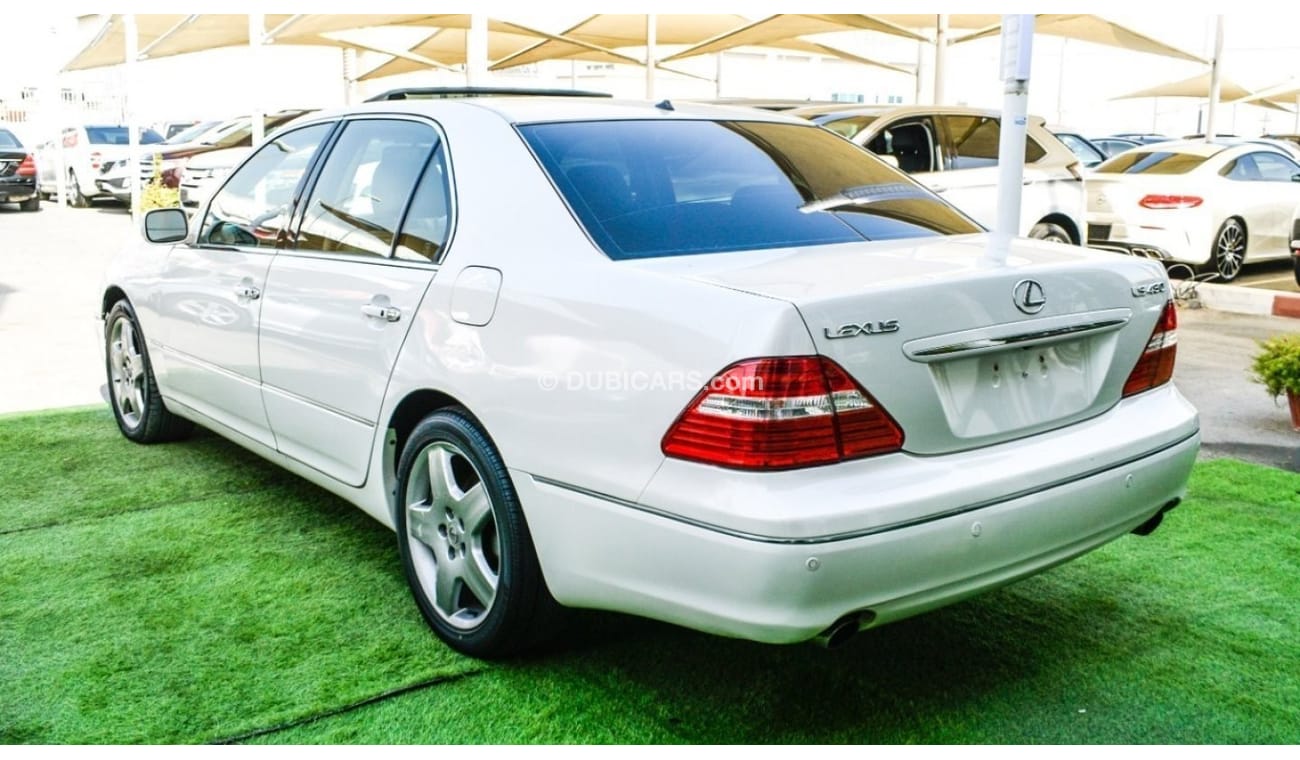 Lexus LS 430 Imported 1/2 Ultra, model 2006, white color, leather opening, wooden wheels, electric mirrors, excel