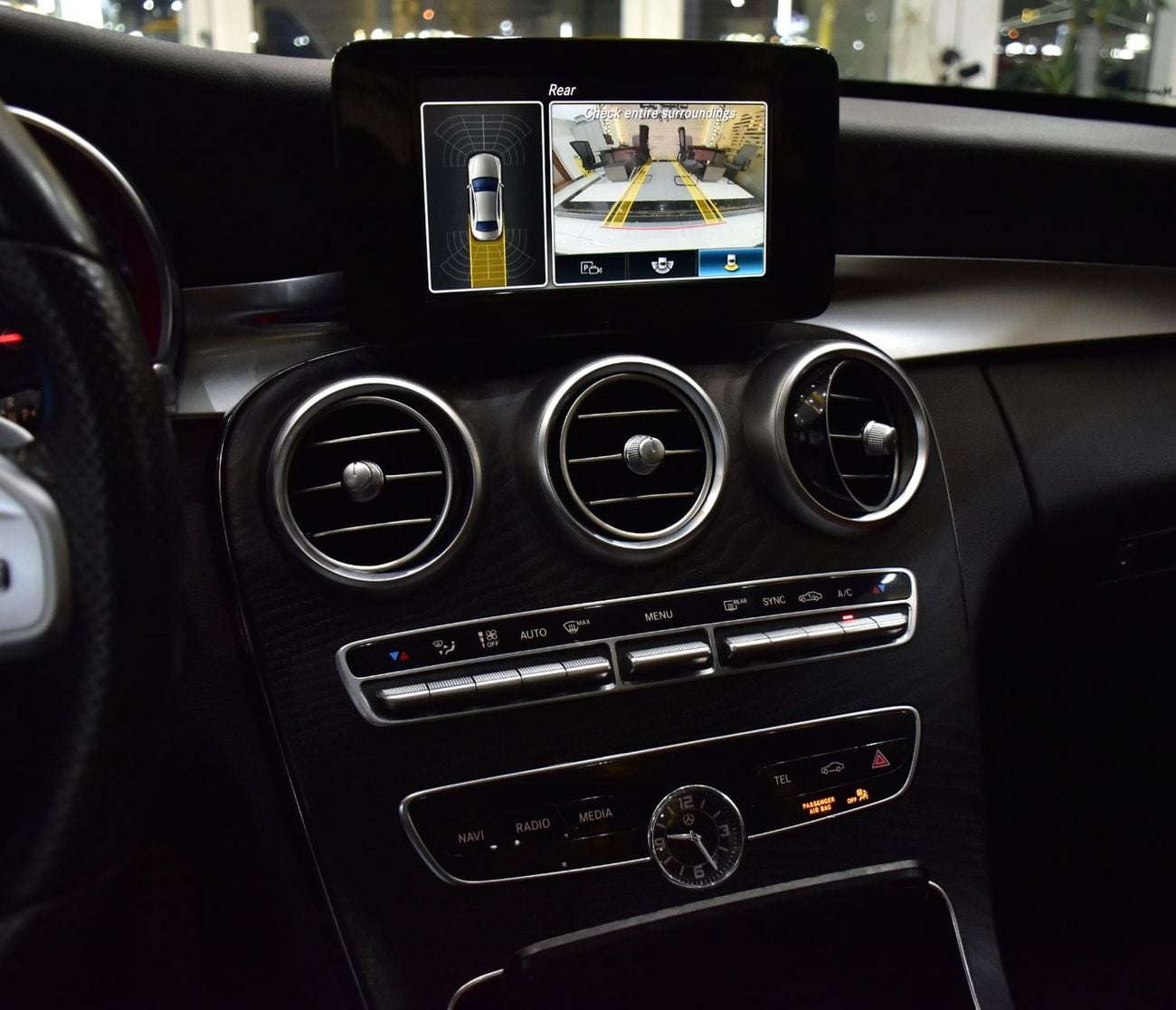 مرسيدس بنز C 200 EXCELLENT DEAL for our Mercedes Benz C200 ( 2019 Model ) in White Color GCC Specs